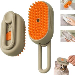 Cat Steam Brush Steamy Dog Brush 3 in 1 Electric Spray Massage Pet Grooming