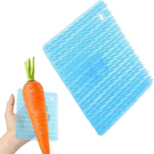 Vegetable Brush Silicone Bendable Fruit Cleaning Potato Scrubber Brush X2