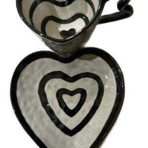 Creative Personality Cup, Delicate Heart-Shaped Couple Cup. (Design : 10)