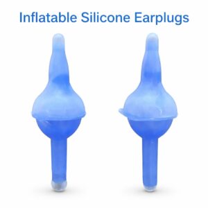 Earplugs Noise Inflatable Cancelling Comfortable Ear Plugs Sleep Snoring